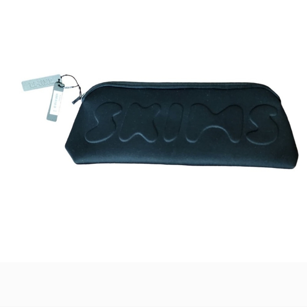 NWT Skims Kim Kardashian Neoprene Cosmetic Travel Bag